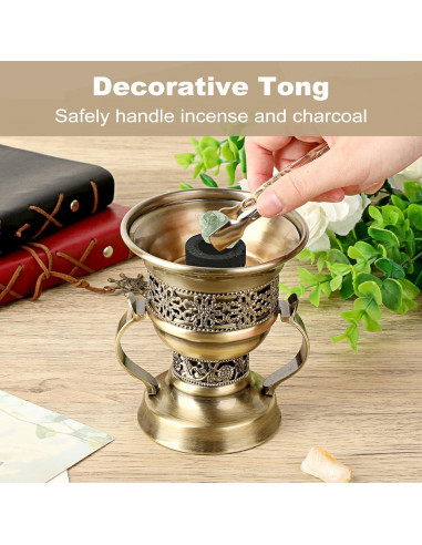 Soporte de Incienso Vintage JUXYES de Zinc 10.7x10.7cm