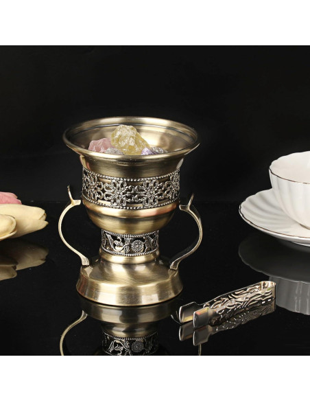 Soporte de Incienso Vintage JUXYES de Zinc 10.7x10.7cm