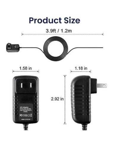 Adaptador de corriente 12V Jytyto para DIGIMATE NB-1001