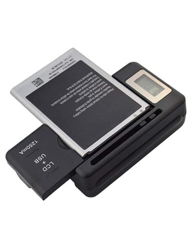 Cargador de Batería Universal LCD RIJER Y-108 para Móviles