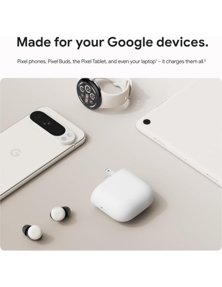 Cargador USB-C 45W Google - Carga Rápida para Pixel