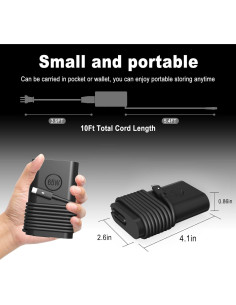 Cargador Laptop USB-C 65W Dell Latitude XPS Chromebook 2