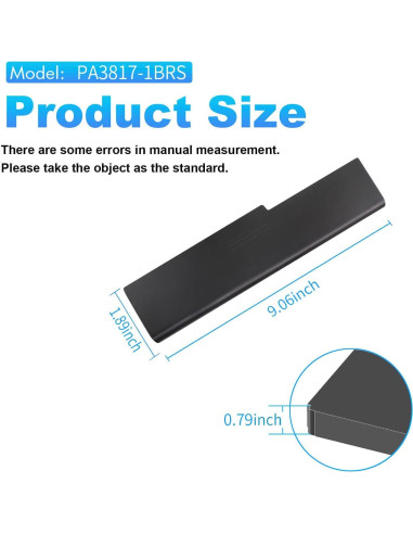 Batería PA3817U-1BRS ZAYAUPVL para Toshiba 10.8V 5200mAh