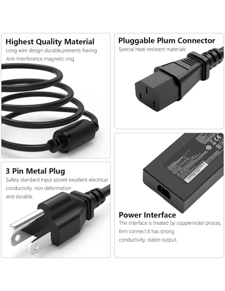 Adaptador de 230W para Laptop Gigabyte Aorus 15G 15P 15 Aero