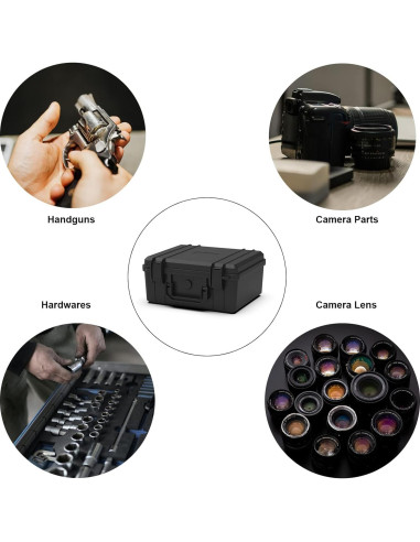 Estuche Duro Impermeable Ant Mag con Espuma 26.2x20.1x11.9 cm