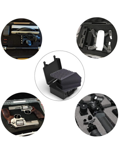 Estuche Duro Impermeable Ant Mag con Espuma 26.2x20.1x11.9 cm