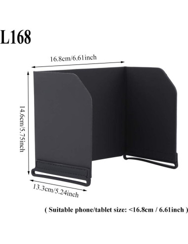 Capota para Monitor Plegable Dilwe L168 para Drones DJI