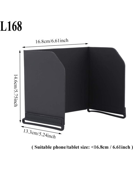 Capota para Monitor Plegable Dilwe L168 para Drones DJI