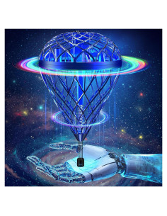 Juguete Volador Inteligente AMERFIST Azul - Control AI & Rebote