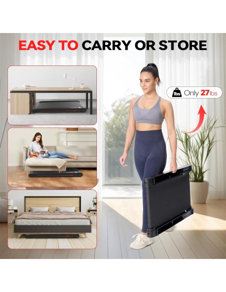 Cinta de Correr Bajo Escritorio Sperax 400W con APP y Vibración