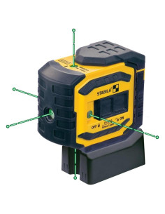 Nivel Láser de 5 Puntos Stabila LA-5P Verde 0.91 kg