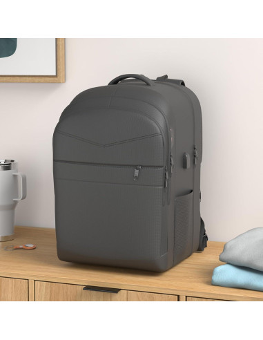 Mochila Lapsouno 17.3" Negra para Laptop, Resistente y TSA