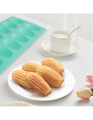 3Pack Molde de Madeleine Antiadherente Zorazio 12 Cavidades