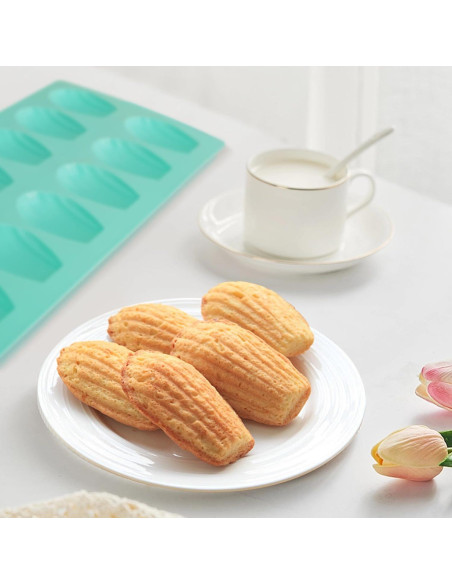 3Pack Molde de Madeleine Antiadherente Zorazio 12 Cavidades