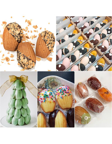 3Pack Molde de Madeleine Antiadherente Zorazio 12 Cavidades