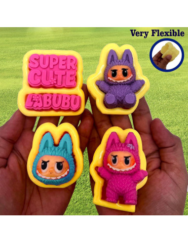 Set de Moldes de Silicona Toni Crafty 4 Piezas 3D