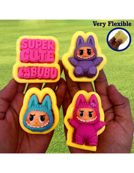 Set de Moldes de Silicona Toni Crafty 4 Piezas 3D