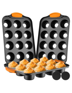 Moldes para Cheesecake Mini Uiifan 3 Paquetes 12 Cavidades 33x20cm