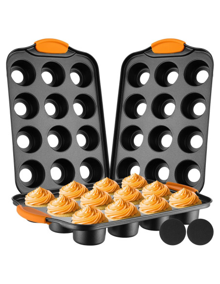 Moldes para Cheesecake Mini Uiifan 3 Paquetes 12 Cavidades 33x20cm