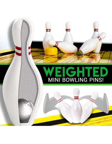 Tapete de Shuffleboard Franklin Sports 91.4x27.9cm con Discos