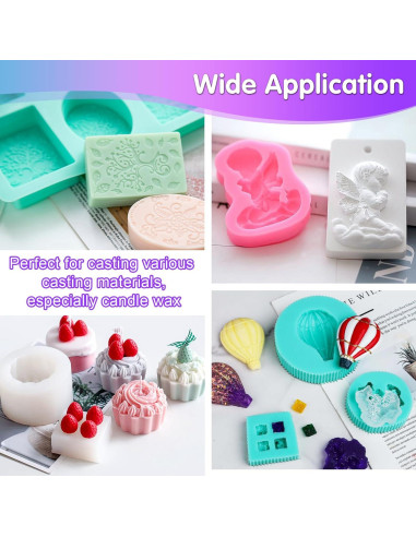 Kit de Moldes de Silicona STARTSO WORLD 2.79kg Verde Jade