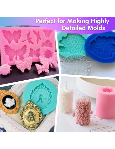 Kit de Moldes de Silicona STARTSO WORLD 2.79kg Verde Jade