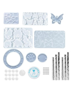 Kit 28 Moldes de Resina para Campanas de Viento BOSOIRSOU