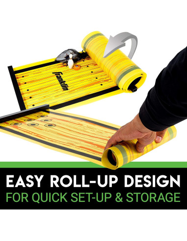 Tapete de Shuffleboard Franklin Sports 91.4x27.9cm con Discos