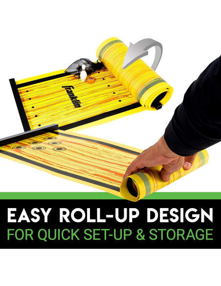 Tapete de Shuffleboard Franklin Sports 91.4x27.9cm con Discos