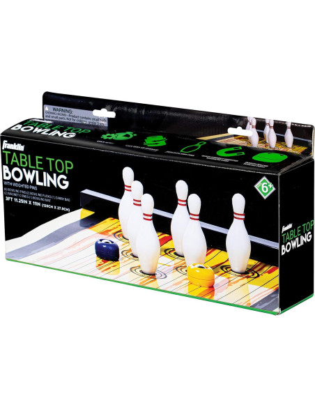 Tapete de Shuffleboard Franklin Sports 91.4x27.9cm con Discos