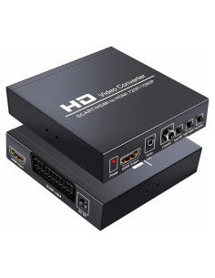 Convertidor SCART a HDMI 1080P GRACETOP con audio 3.5mm