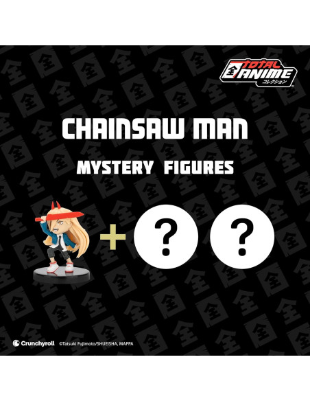 Figuras Chibi Total Anime Chainsaw Man - Paquete de 3