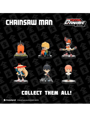 Figuras Chibi Total Anime Chainsaw Man - Paquete de 3