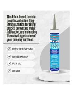 Set de 2 Rellenos de Grietas Drylok 10.5 oz con Espátula 2