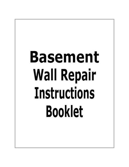 Kit de Reparación de Grietas en Paredes de Sótano Fibra de Carbono 0.61m