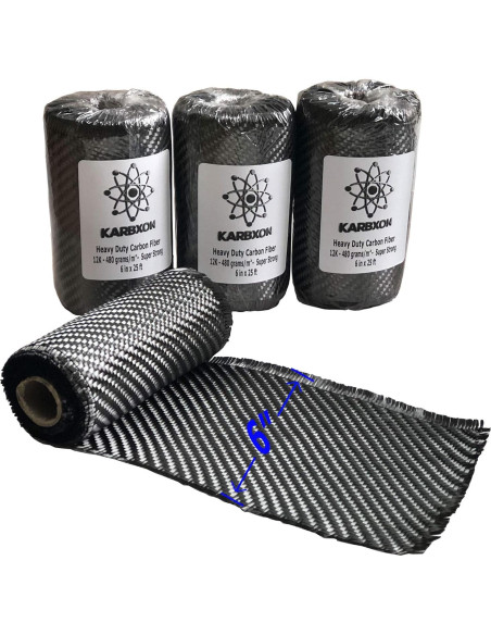 Kit de Reparación de Pared FastFix - Fibra de Carbono 30.48 m