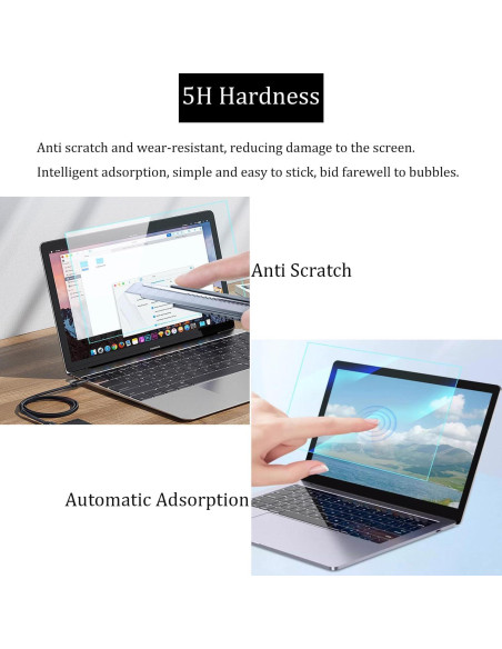 Paquete de 2 Protectores de Pantalla Antirreflejo i-Tensodo 15.6"