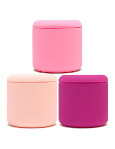 Kit de Viaje NUSO de Silicona Recargable Rosa 100ml