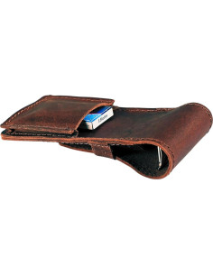 Estuche de Afeitar de Cuero CestAntiQ Marrón para Doble Bisel 2