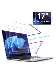 Protector de Pantalla Anti Luz Azul 17" Peslv 16:10 - 3 Pcs