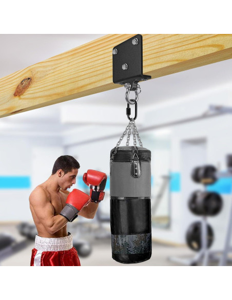Soporte para bolsa de boxeo Dolibest, rotación 180, 454 kg