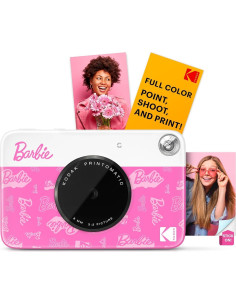 Cámara Digital Instantánea Barbie x Kodak Printomatic 5MP 2