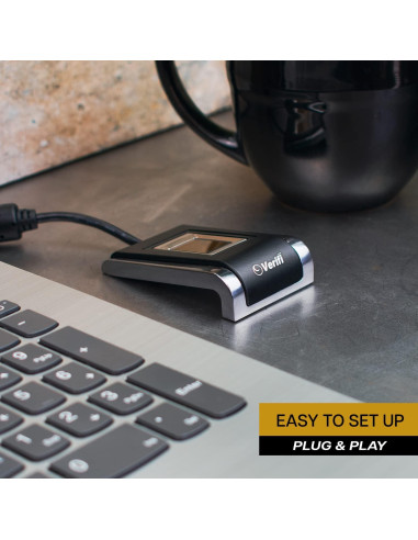 Lector de Huellas Dactilares USB Verifi P5100 - Windows Hello