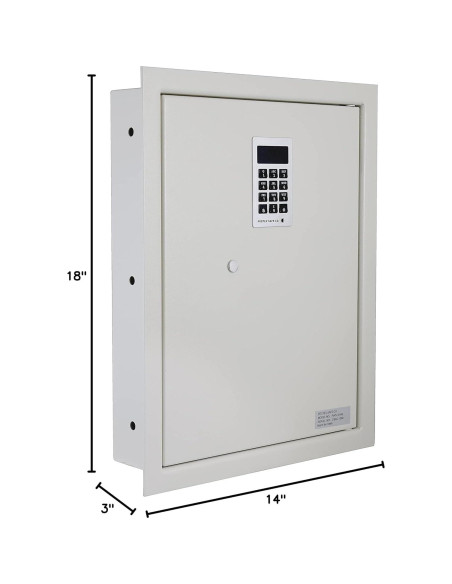 Caja Fuerte de Pared Protex Safe PWS-1814E Electrónica 12.48L