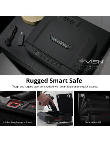 Caja Fuerte Biométrica VAULTEK NV20i Compacta con WiFi