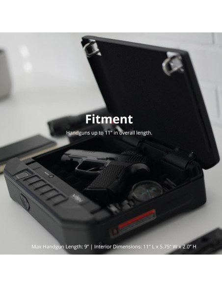 Caja Fuerte Biométrica VAULTEK NV20i Compacta con WiFi