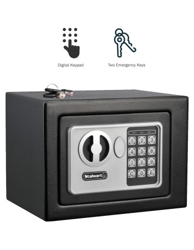 Caja Fuerte Digital Stalwart - Acero Compacta 22.86x17.14cm