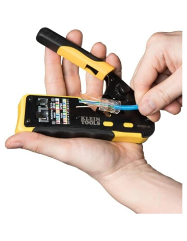 Crimpadora Modular Klein Tools VDV226-110 para RJ11/RJ45