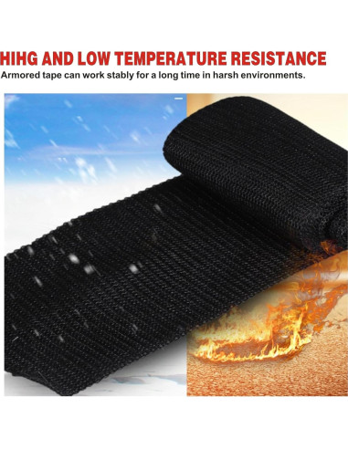 Cinta de Reparación de Fibra de Vidrio AMIZUHE 4" x 4.57m