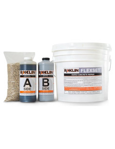 Kit de Reparación de Concreto Rápido FlexSet Roklin 11.36L Gris
